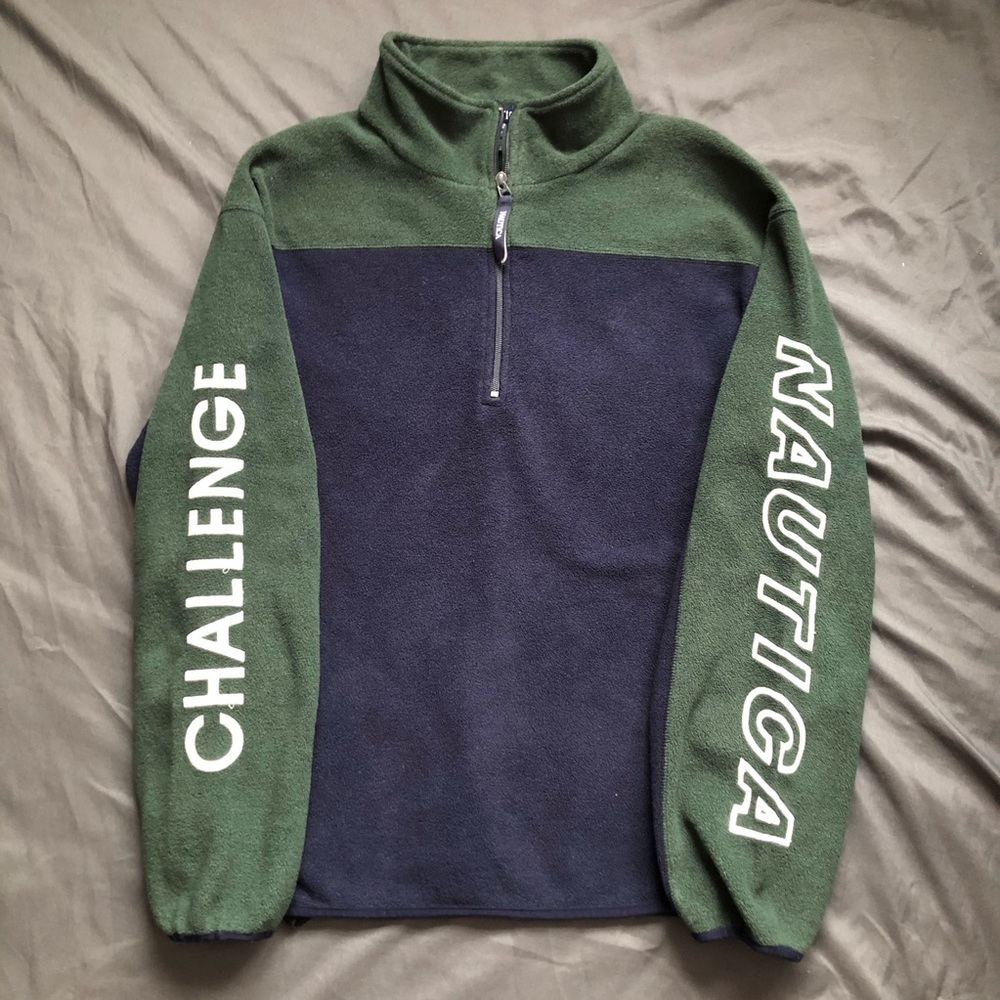Vintage Nautica Challenge Fleece Jacket